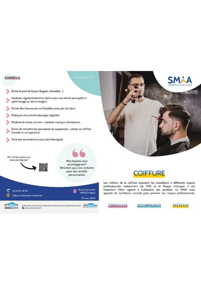Coiffure - Les différents risques - SMIA