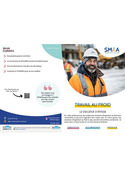 Ambiance thermique - Travail au froid la vigilance s'impose - SMIA