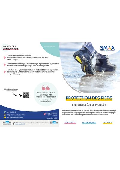 EPI - Protection des pieds - SMIA