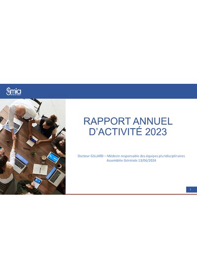 AG 2024 - Rapport médical médecin REP