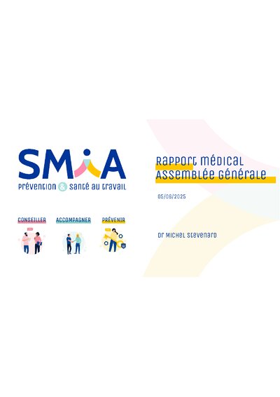 AG 2025 - Rapport médical