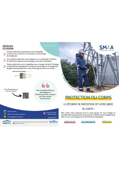 EPI - Protection corps - SMIA