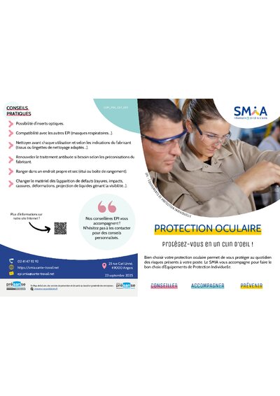 EPI - Protection oculaire - SMIA