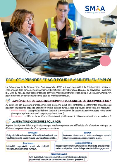 Comprendre et agir pour le maintien en emploi - SMIA