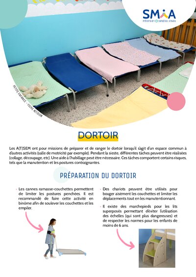 Petite enfance - ATSEM dortoir - SMIA