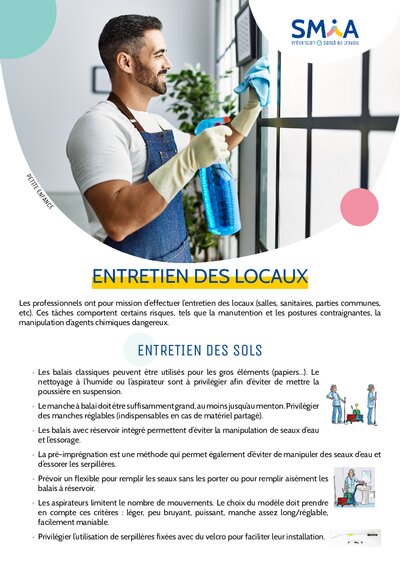 Petite enfance - Entretien des locaux - SMIA