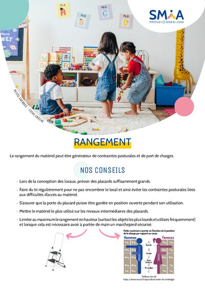 Petite enfance - Crèche rangement - SMIA