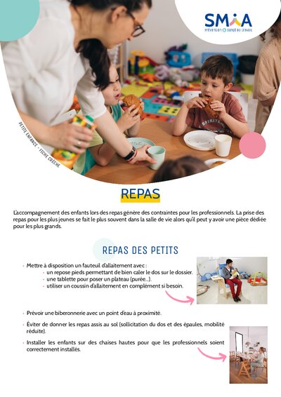 Petite enfance - Crèche repas et biberonnerie - SMIA