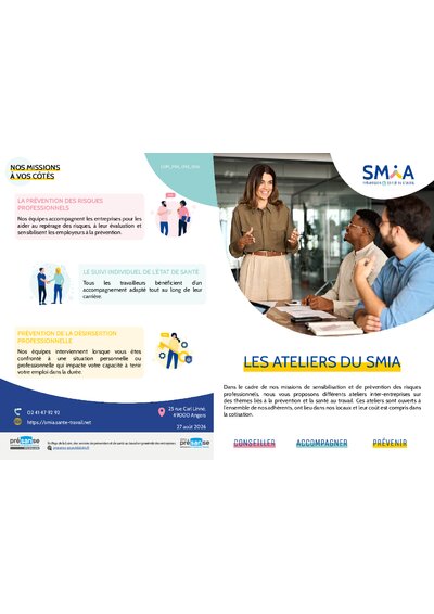 Ateliers - Présentation des ateliers - SMIA